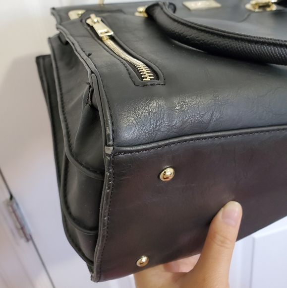 ⬇️ Ever New Faux Leather Satchel Crossbody Bag - Picture 10 of 14